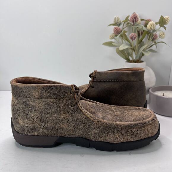 Justin Original Cappie Slip Resistant Steel Toe Work Boots Brown Men's 11M NWOB - Picture 6 of 9